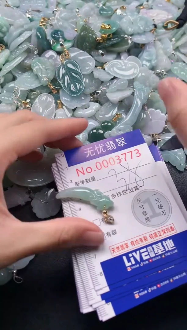颈饰未镶嵌翡翠3773