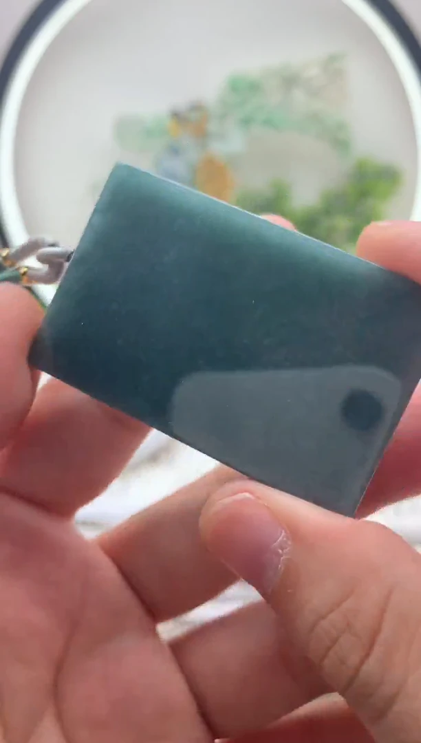 颈饰未镶嵌翡翠无事牌