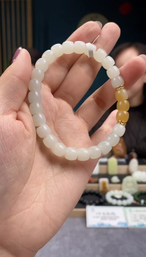 吊坠(不含链)未镶嵌和田玉手串