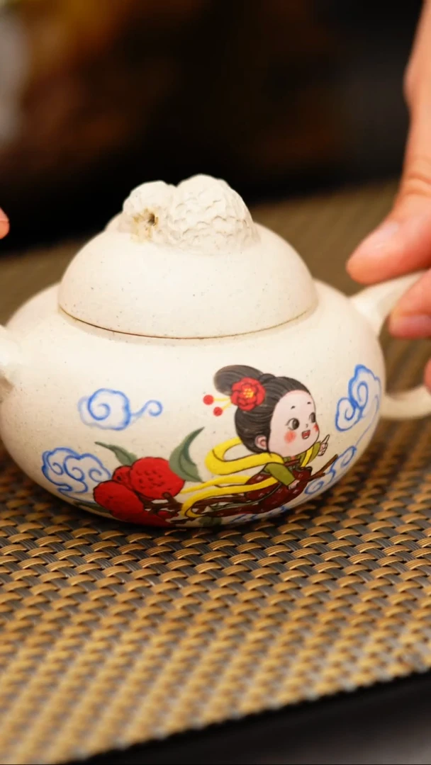 WJTH111白玉段荔枝壶