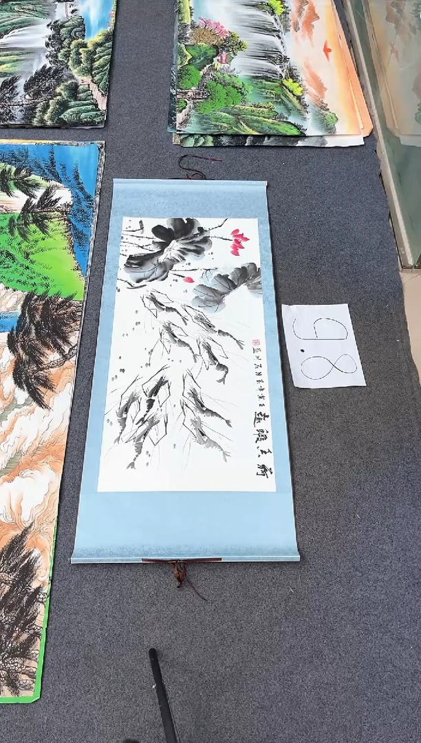 【闪购商品】国画明月轩的直播间1 卷轴不带证书