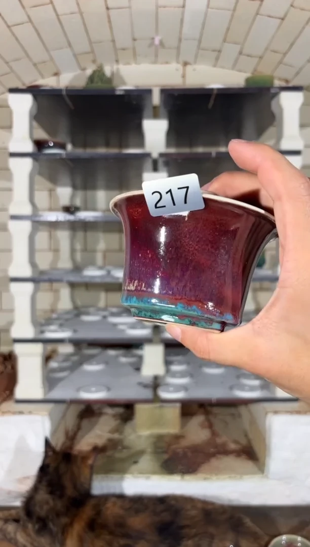 杯精品窑变钧瓷茶器