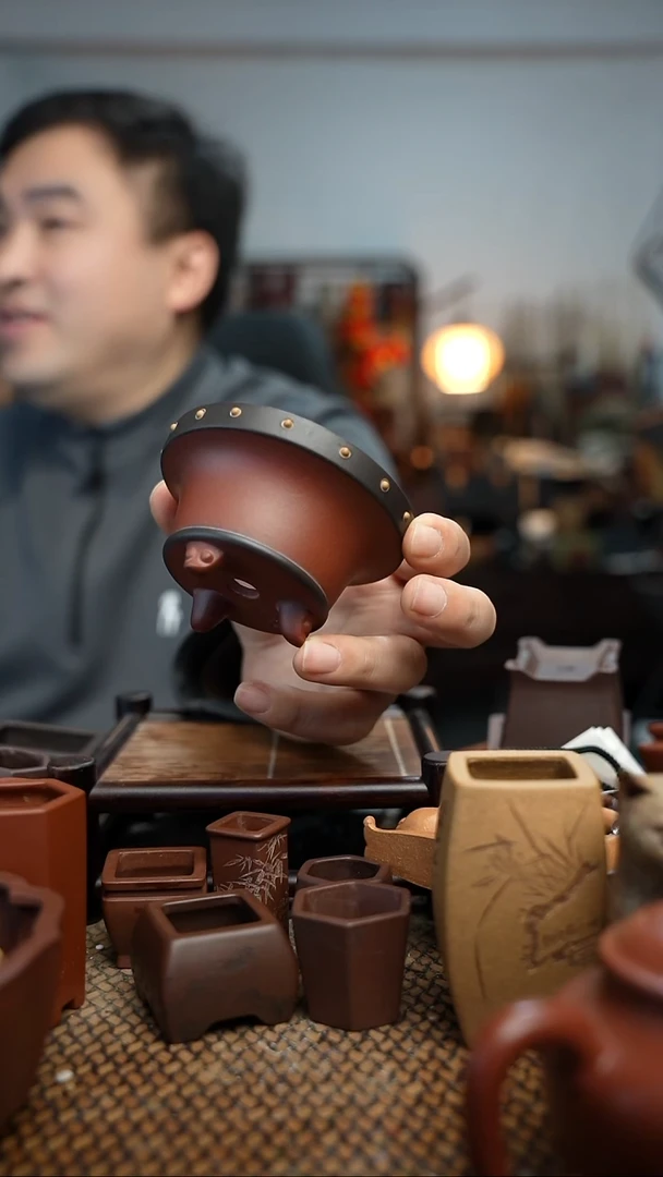 紫砂花盆№****7長木軒精品紫砂