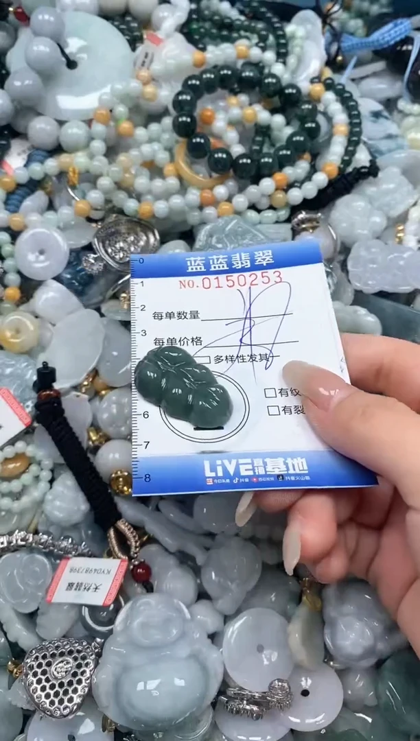 【闪购商品】翡翠颈饰未镶嵌闪购0150253多样性发其一