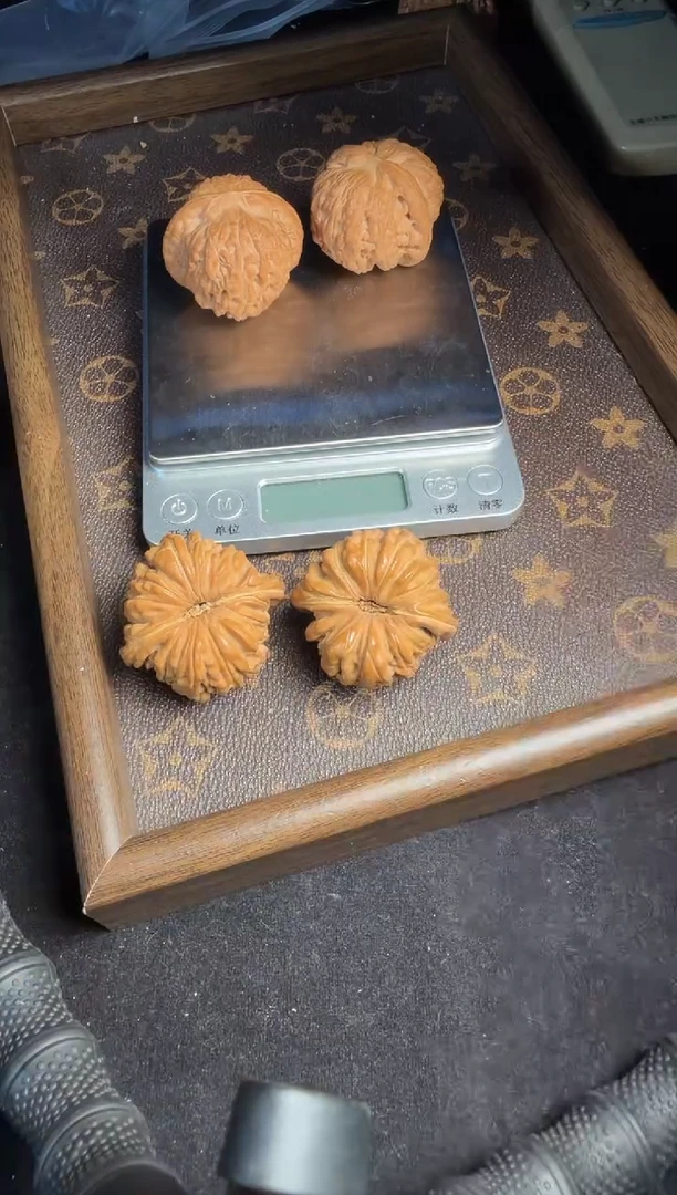 吊坠文玩核桃43尺全品拱桥楼头货对