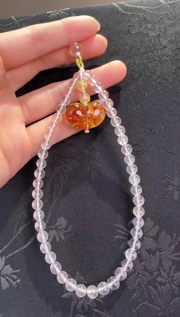 未镶嵌手绳水晶爱心款