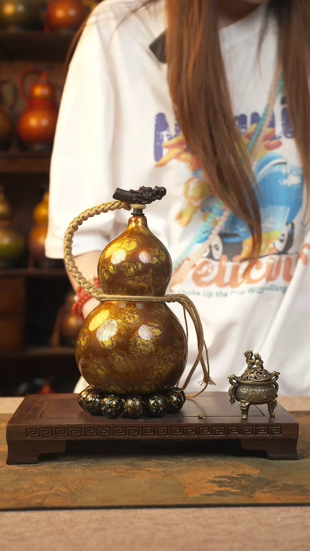 485大漆葫芦一物一拍记葫堂出品不带手串