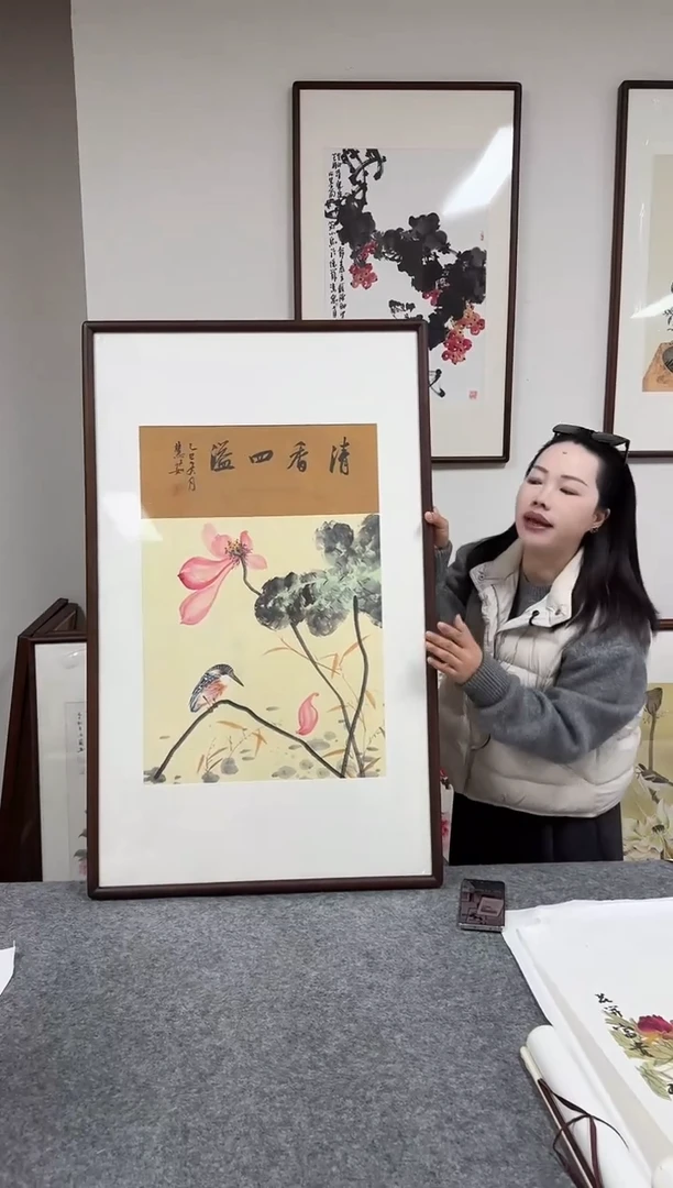 书法慧茹03-63*103尺寸手绘同款