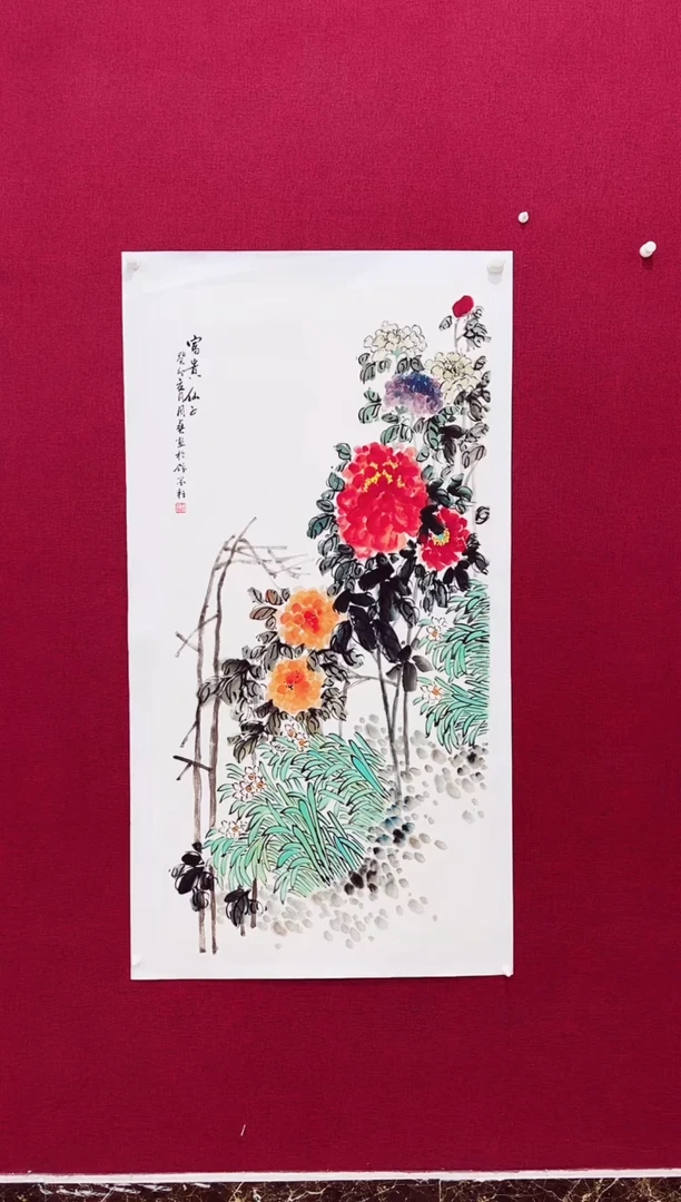 国画周艺国画花鸟作品