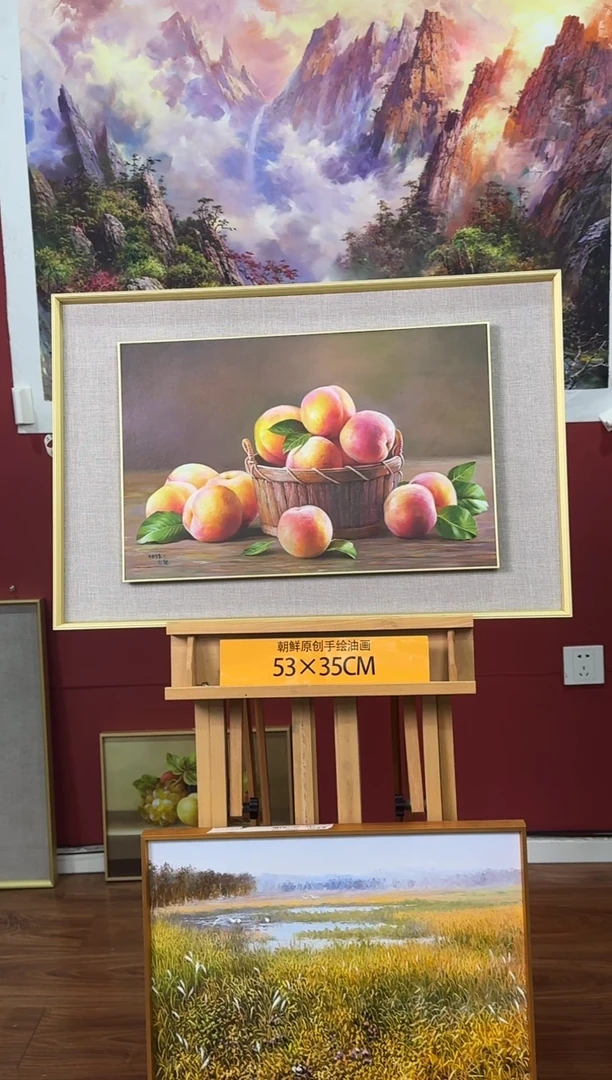 油画【8号】约53*70cm丨朝鲜原创纯手绘孤品油画丨顺丰包邮