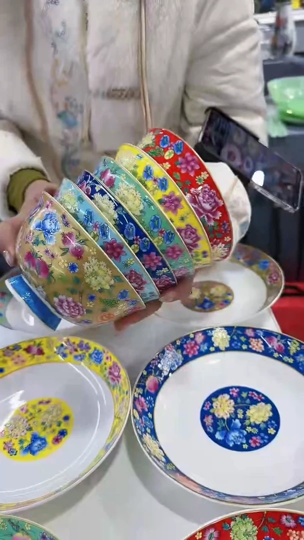 【闪购商品】瓷片5英寸饭碗6个景德镇陶瓷