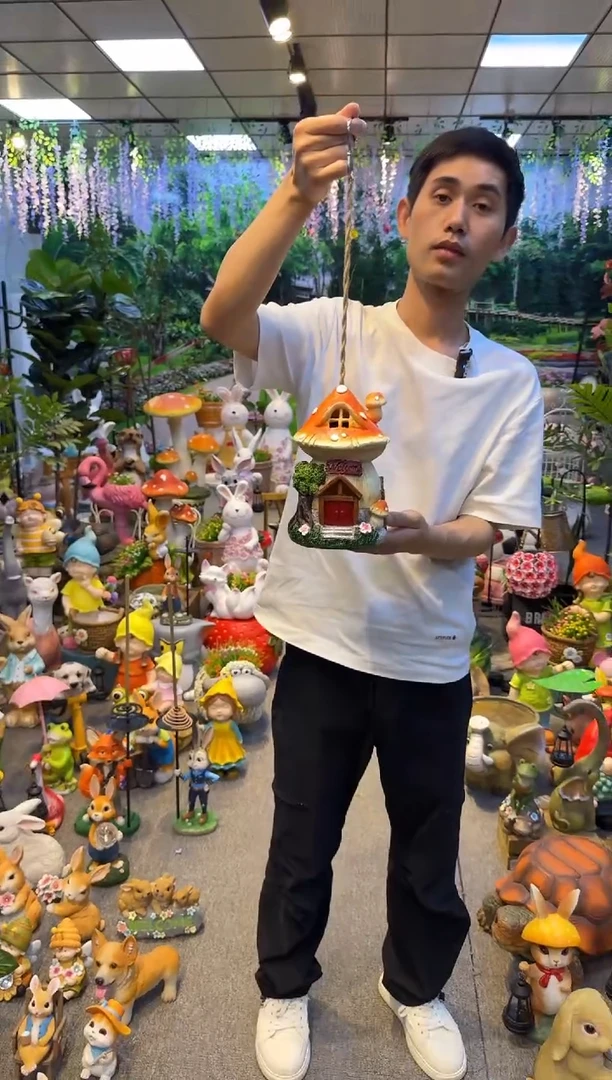 无花朵花园庭院摆件&00&