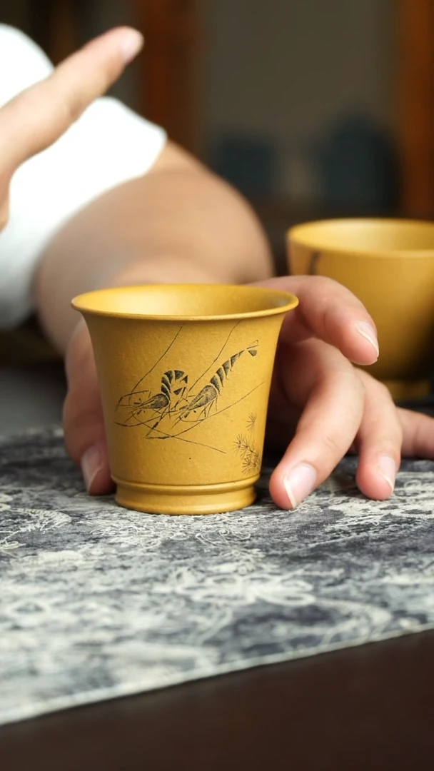 茶杯紫砂26号宜兴紫砂原矿作品