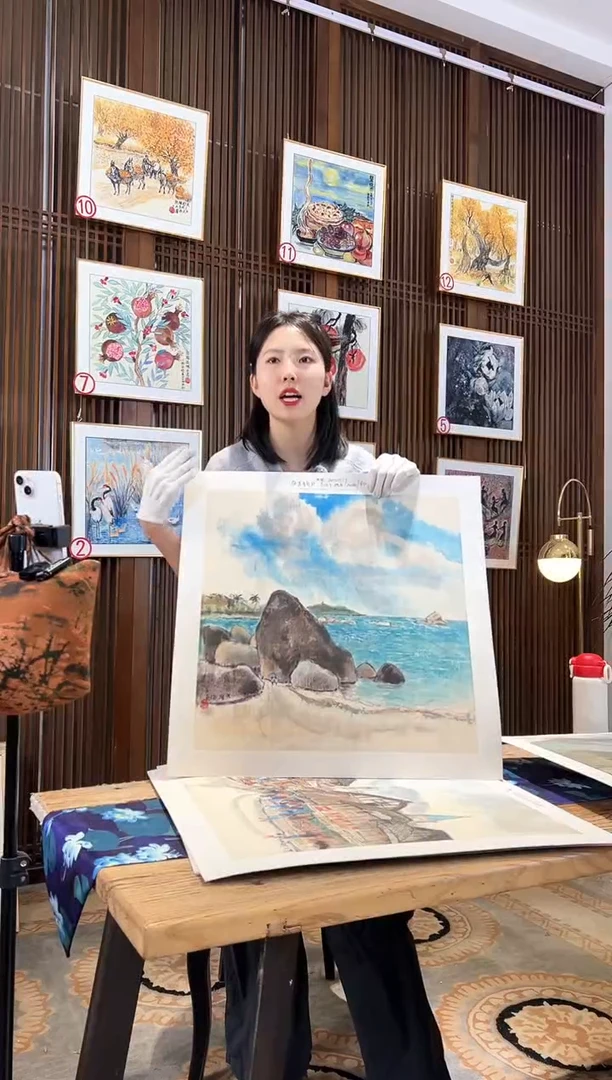 版画版画耿玉琨名章限量版画S