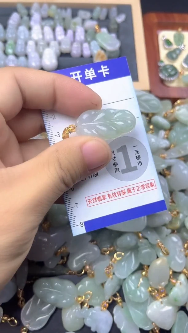 颈饰未镶嵌翡翠天然A货翡翠