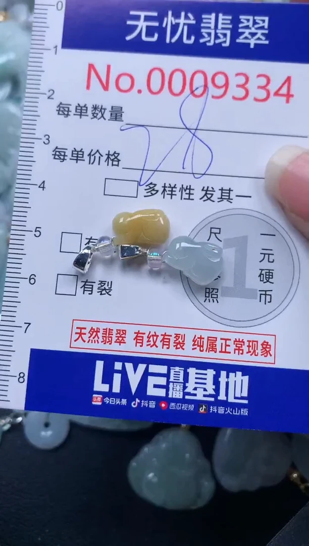 颈饰未镶嵌翡翠9334