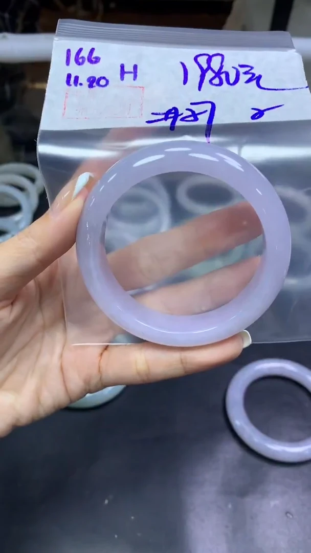 未镶嵌定制翡翠166手镯57纹+1980元+拍一发一