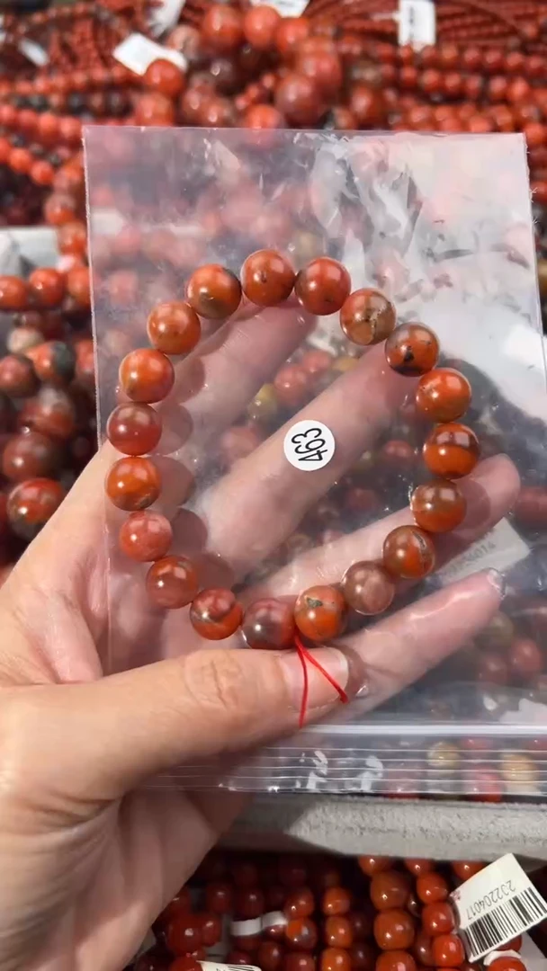 南红玛瑙手串未镶嵌10+