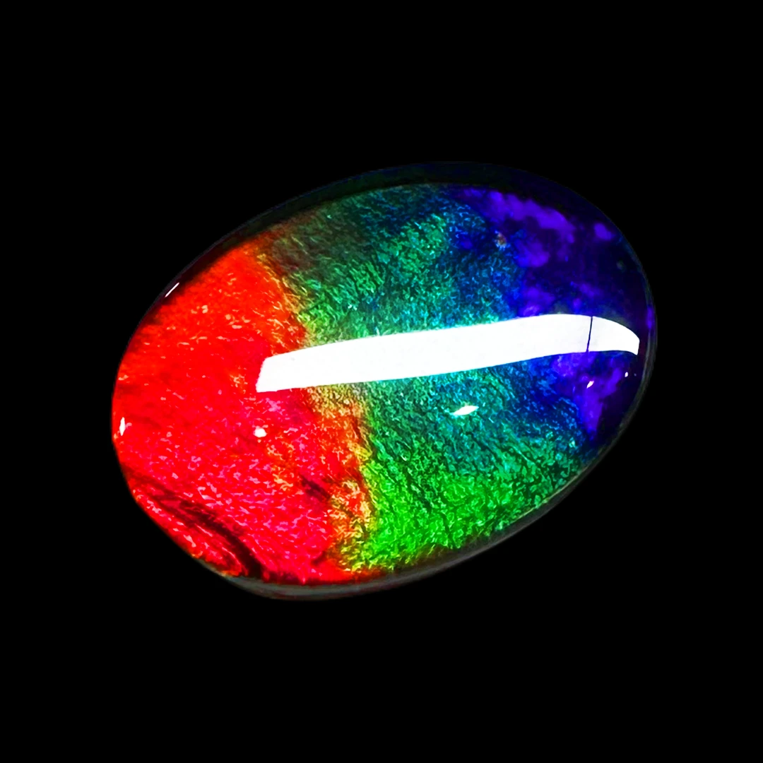 【斑彩】16mm 三色 裸石 加拿大 N-9  YS-T 贝壳摆件 T55