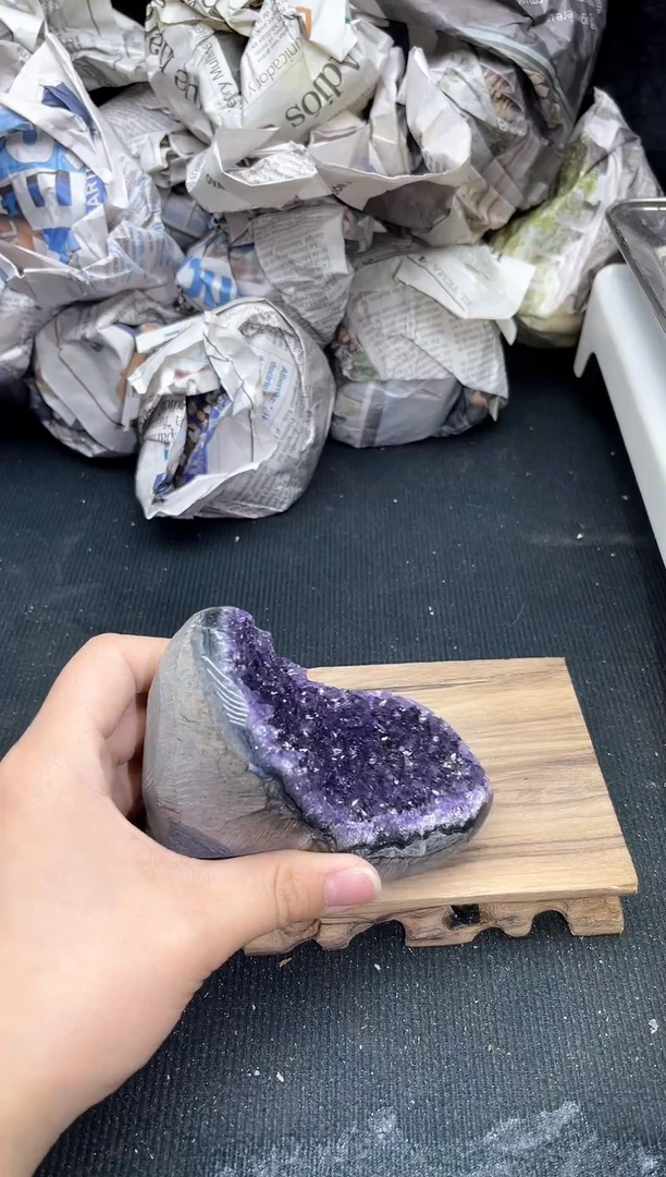 【闪购商品】紫晶1未镶嵌122号摆件