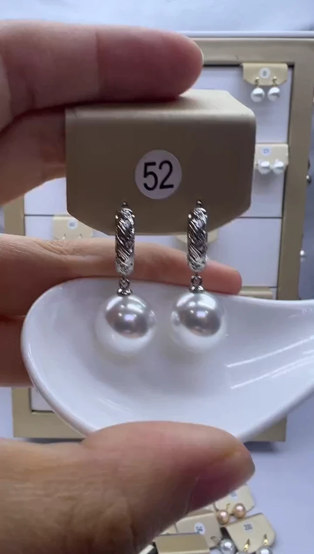 未镶嵌耳饰淡水珍珠52