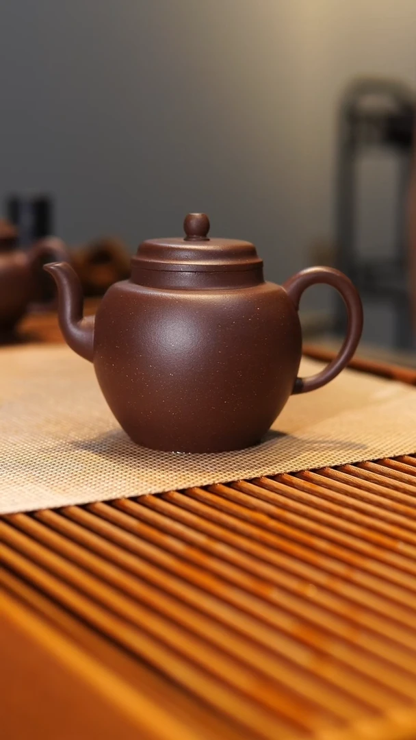 茶壶紫砂紫泥宫灯，220cc