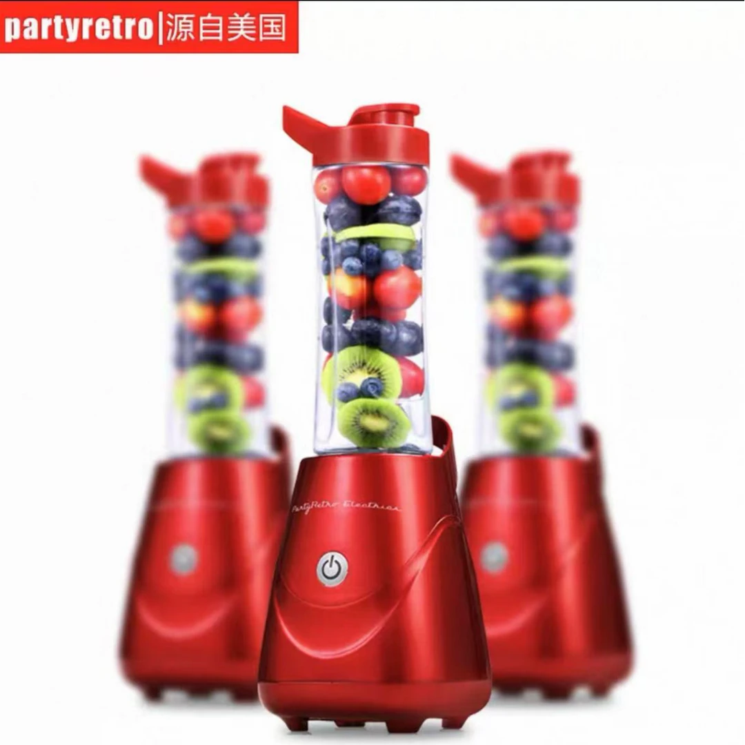 美国【partyretro】全自动水果榨汁机 小型便携式轻音料理辅食