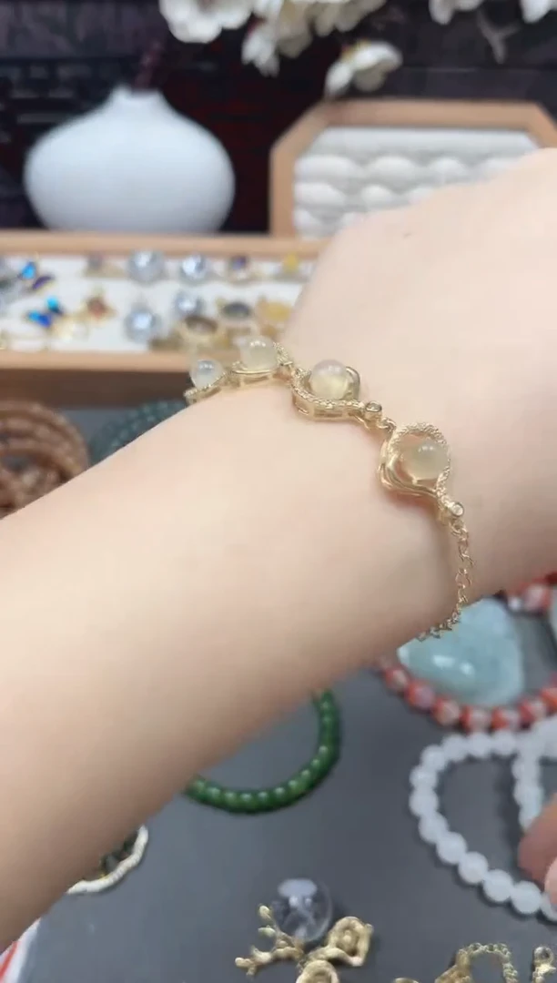 未镶嵌手链月光石多样性发货拍一发一