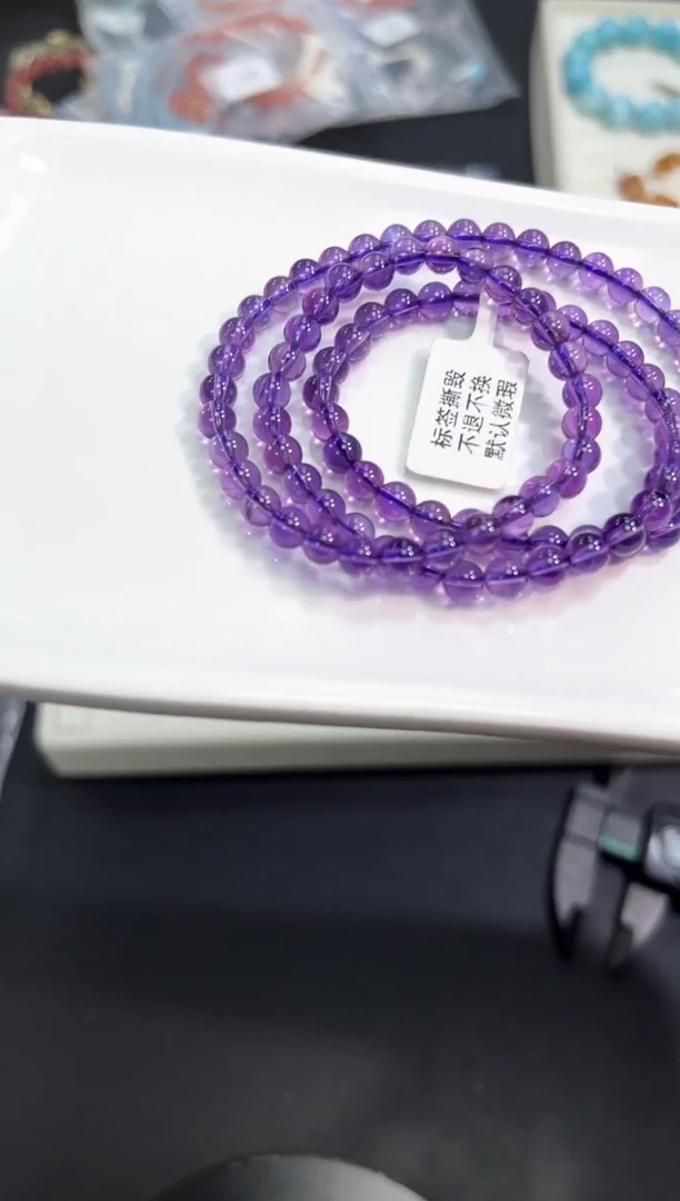 【闪购商品】水晶手串未镶嵌48j多样性发其一/1条默认微瑕