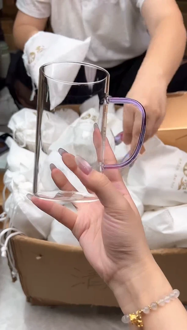 禾墨绿茶杯子浅紫色