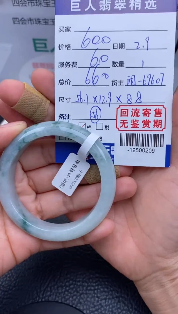 【闪购商品】翡翠颈饰未镶嵌手镯多人-12500209