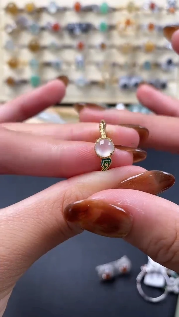 银S925镶嵌戒指翡翠33333333+2