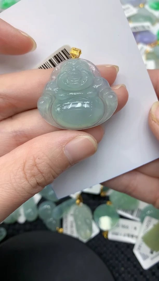 【闪购商品】翡翠颈饰18K金镶嵌11111111