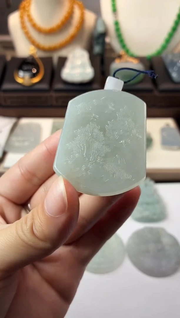 未镶嵌定制翡翠耳**~毛货不退不换