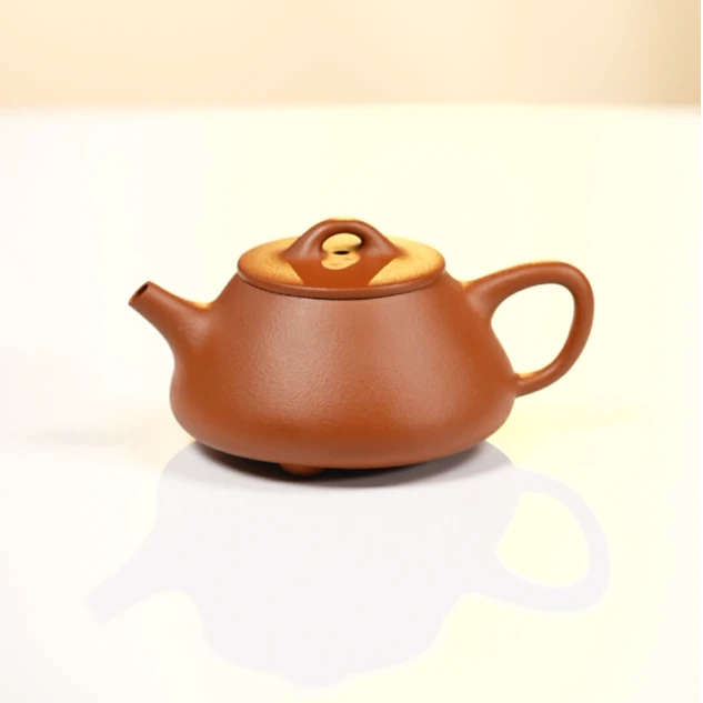 平盖石瓢 朱泥 ZM