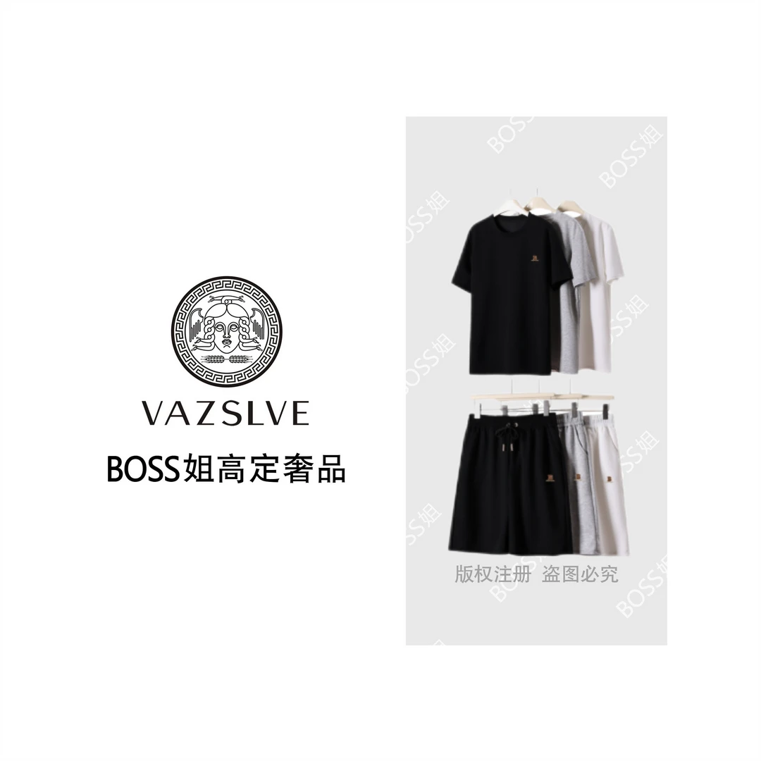 【VAZSLVE/原创设计】BUCSPYOUBEAL男女同款休闲圆领套装8816/8820