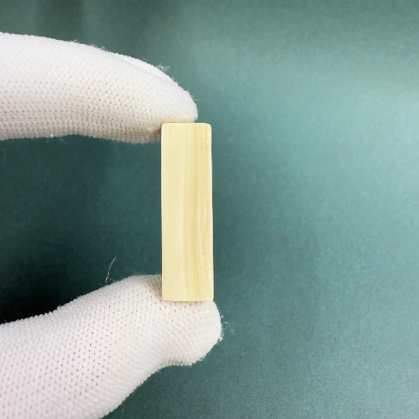 M1159天然猛犸牙一字三通 支持鉴定 假一罚四