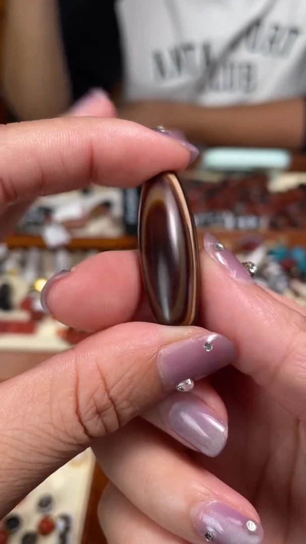 玛瑙/玉髓颈饰未镶嵌42精品熔岩勒子