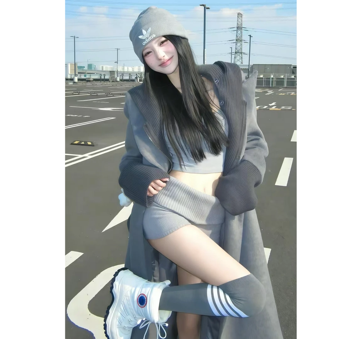 2025早秋新款时尚套装气质显瘦洋气休闲百搭性感辣妹外穿上衣短裤