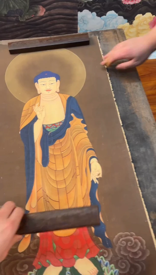 卷轴画大朱画院老刘专属AA71