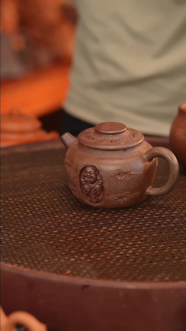 茶壶紫砂加**神原矿手工制作