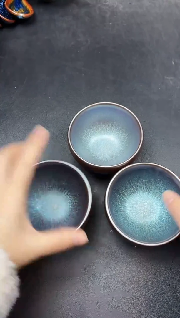 茶盏41三只微瑕