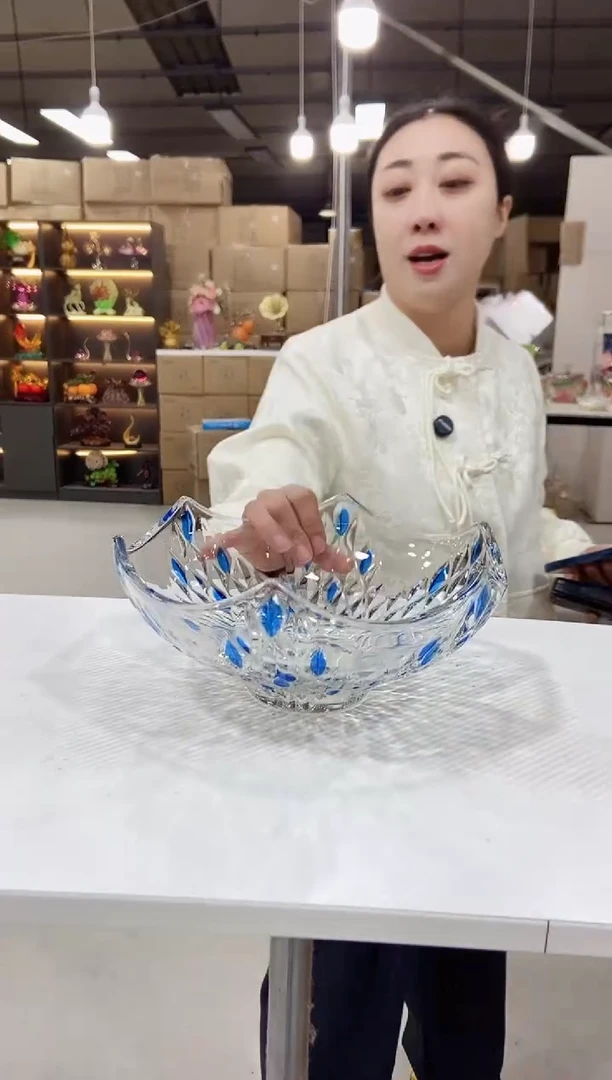 蓝色雨花果斗一个