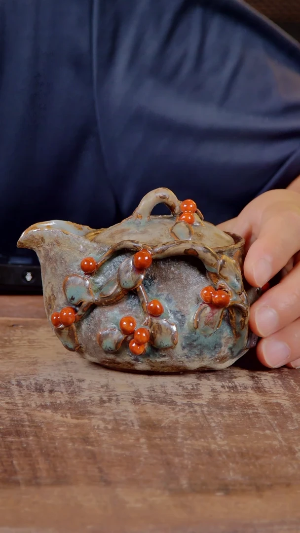 用****8景德镇陶瓷手工果壶