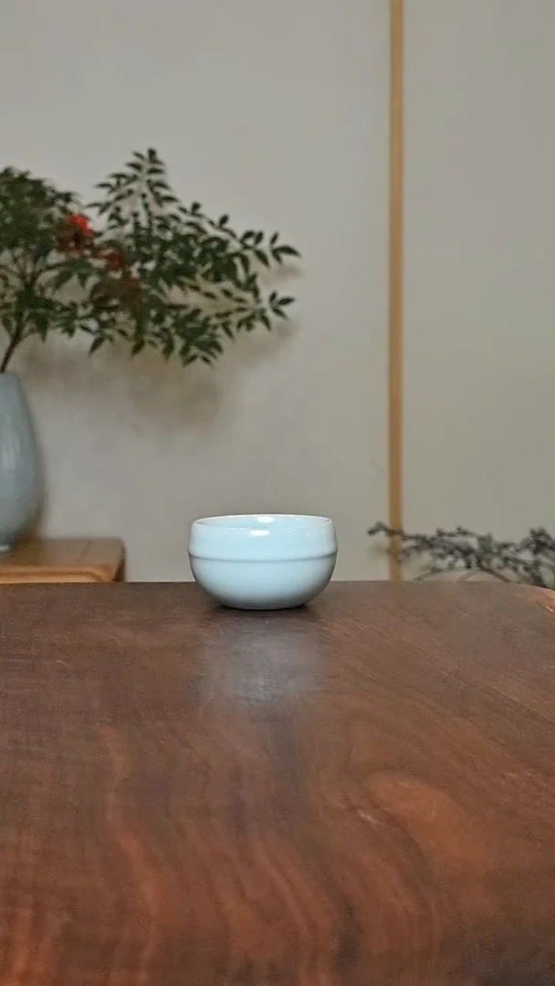 铃铛杯 天青 微瑕 朱晓辉款