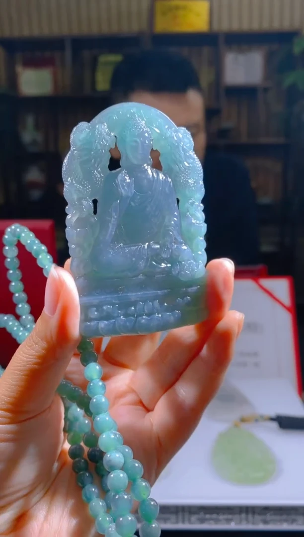 定制翡翠未镶嵌LL翡翠毛货LBL-53