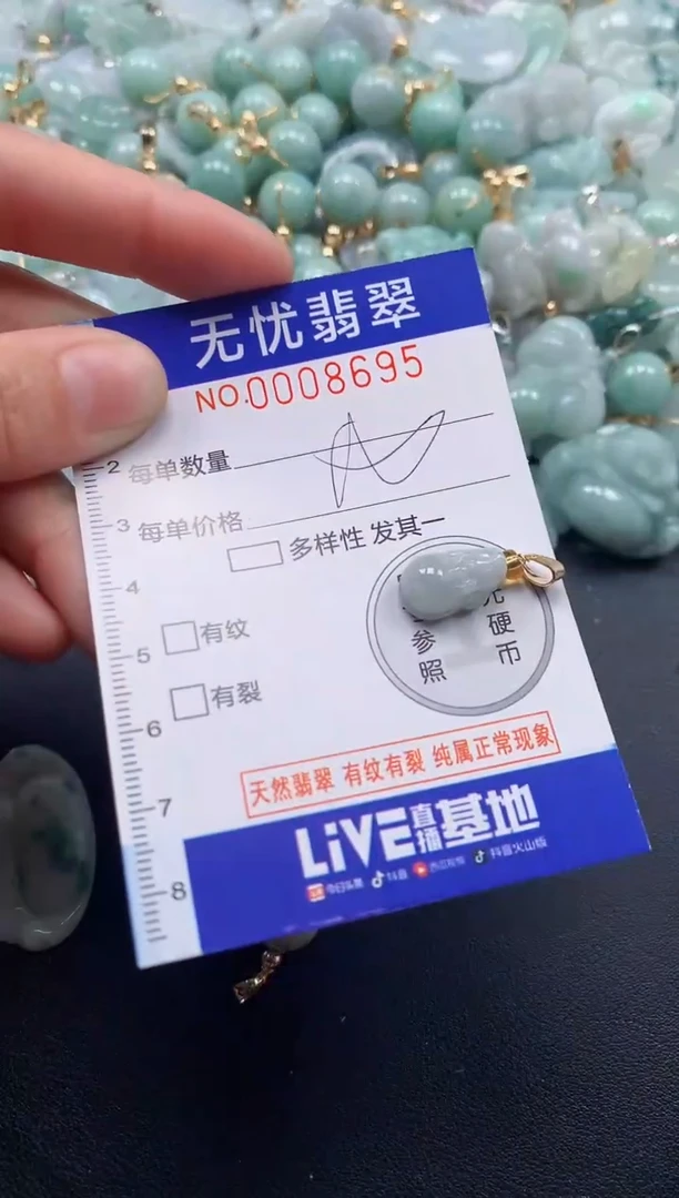 颈饰未镶嵌翡翠8695