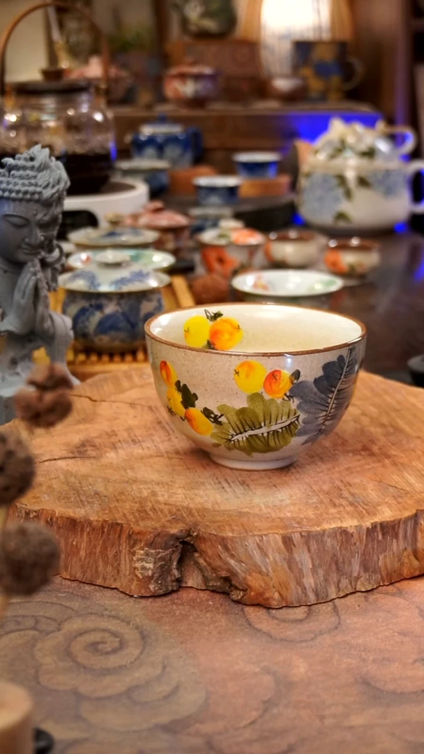 杯子琵琶芭蕉手工手绘手工手绘