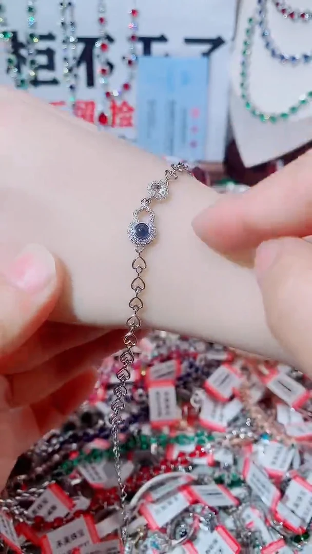 手链蓝宝石未镶嵌蓝宝石手链