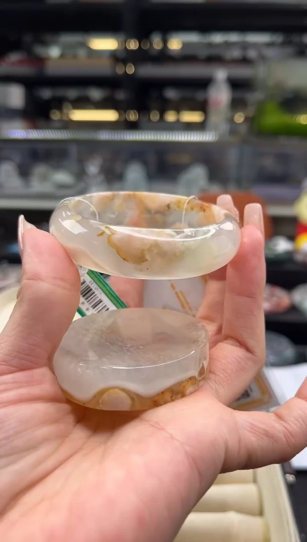 未镶嵌手镯石英质玉53圈口 （赠品镯心）3658144